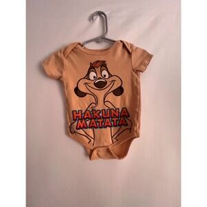 Diney Baby Bodysuit Baby 3-6M Lion King Simone Pumba Staple Capsule